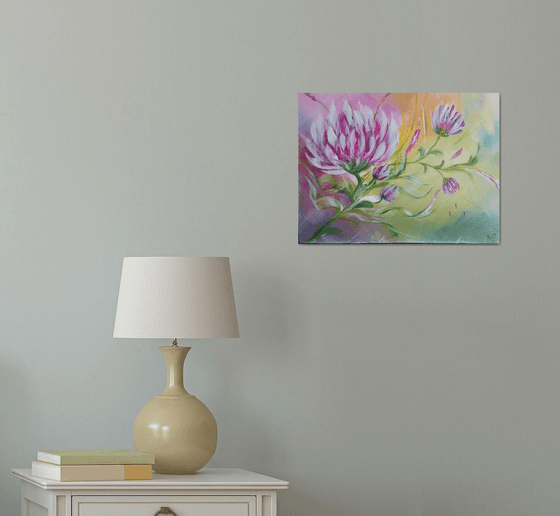 Peony, Flower, Small Gift idea, Floral Art, OriGinal work