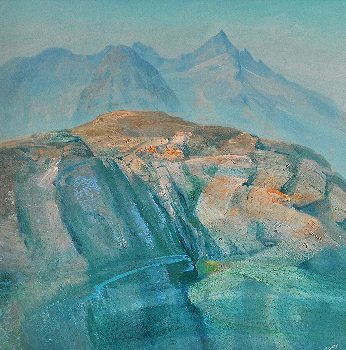 ROCK STUDY, CUILLIN HILLS by KEVAN MCGINTY