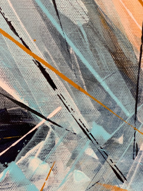 Lightness of blue and ochre