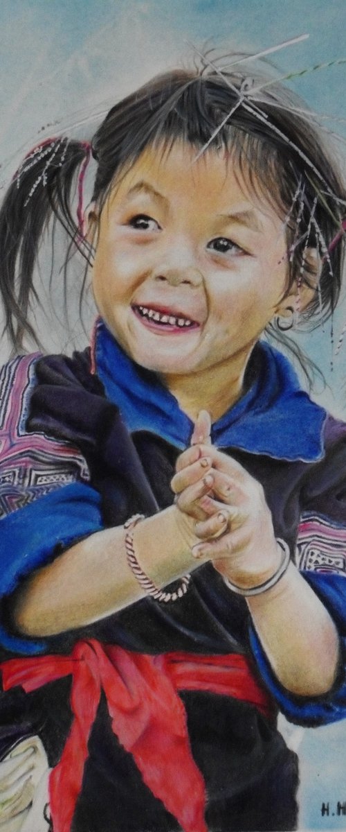 H'mong girl ( China ) by Hendrik Hermans