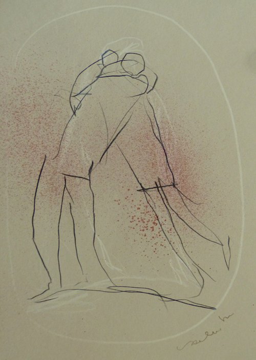 The Embrace 3, 21x29 cm by Frederic Belaubre