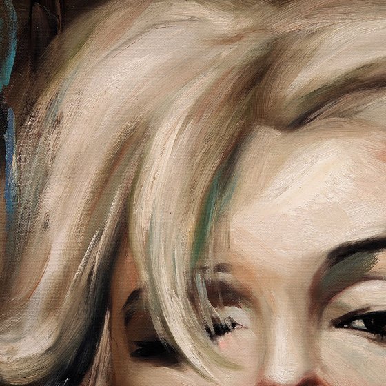 Marilyn Monroe Portrait | Black Edition No.07