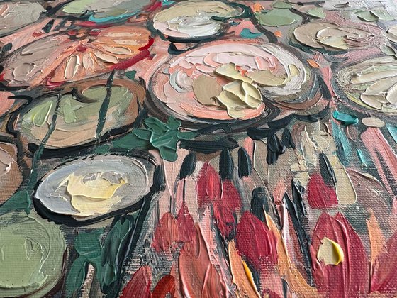 Sun Kissed Lotus Pond