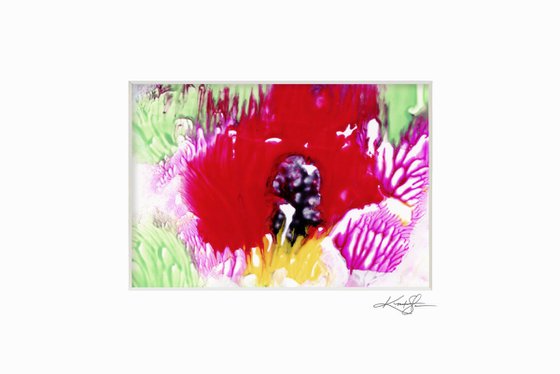 Blooming Magic 165 - Abstract Floral Painting by Kathy Morton Stanion