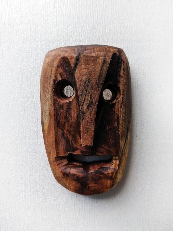 Cherry wooden mask