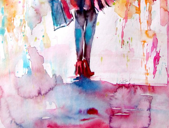 Colorful rainy day