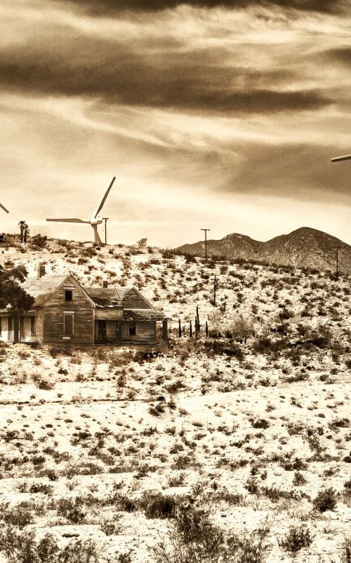 NO PLACE LIKE HOME SEPIA 2 Palm Springs CA by William Dey