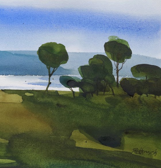 Somewhere by the riverside