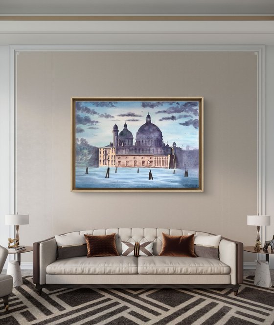 Warm Foggy Sunrise in Venice