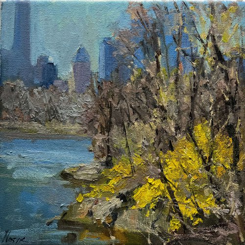 Central Park West in Spring by Nataliia Nosyk