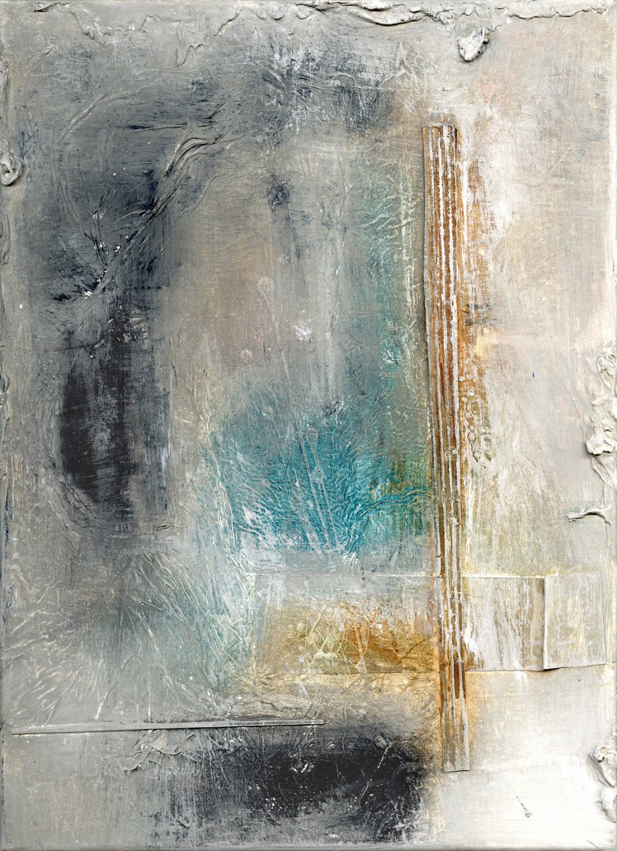 Abstract Painting By Kathy Morton Stanion, 12 X 16", Magical Incantations 12, Original Artwork