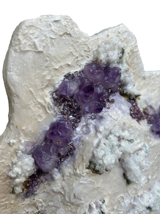 Geode Slice Amethyst luck.