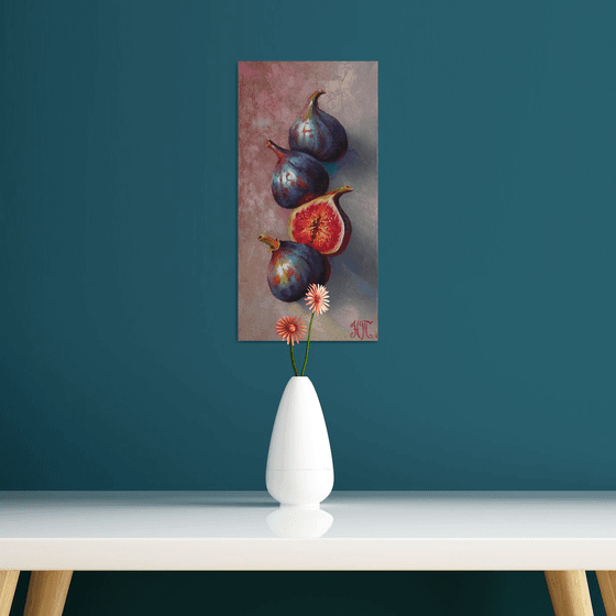 "Figs" Original painting Oil on canvas.