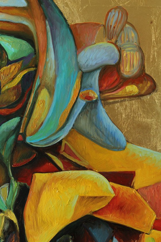 Gold. Energy of forms