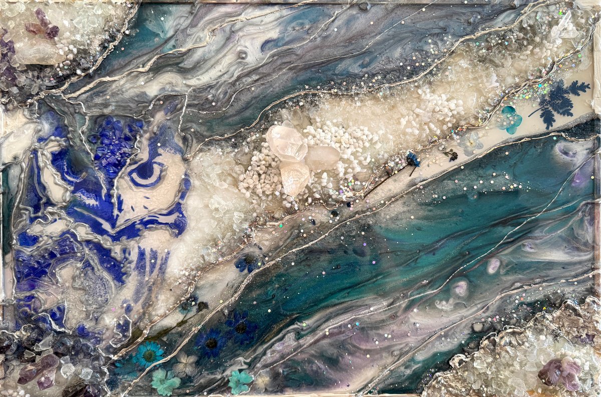 Animal Painting By Lana Frey, 24 X 16", Flying Silence, Original Artwork