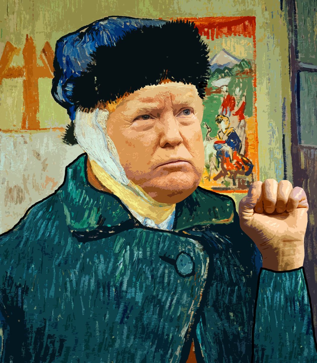 Donald Trump. Vincent van Gogh by BAST