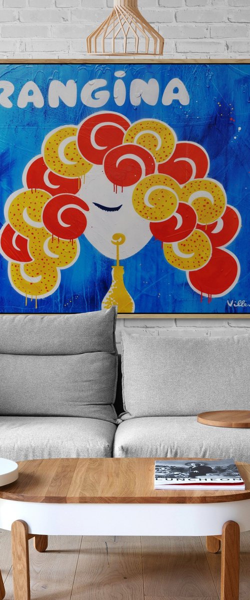 Orangina Blue by Franko