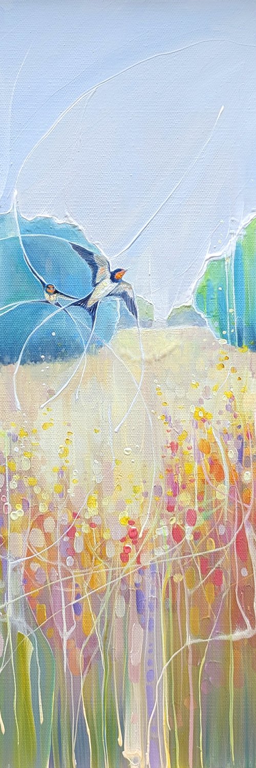 Summer Dance over the Meadow by Gill Bustamante