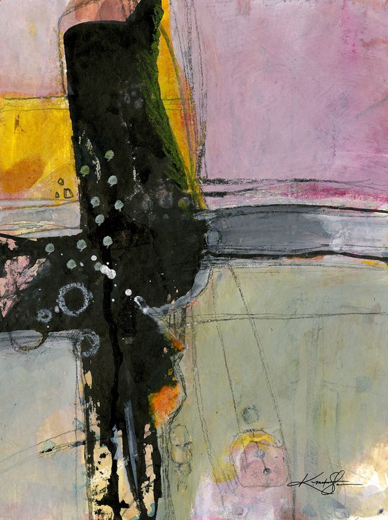 Secret Travels - Abstract Mixed Media Painting by Kathy Morton Stanion