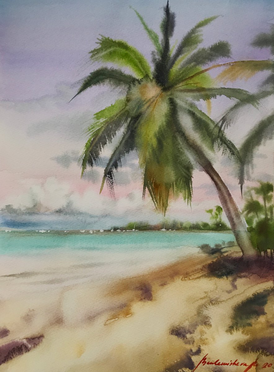 Punta Cana beach by Maria Beklemisheva