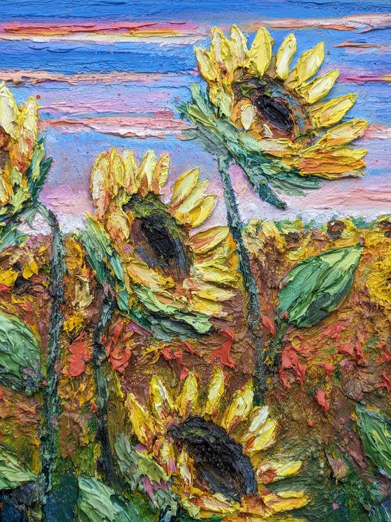 Summer sunflowers