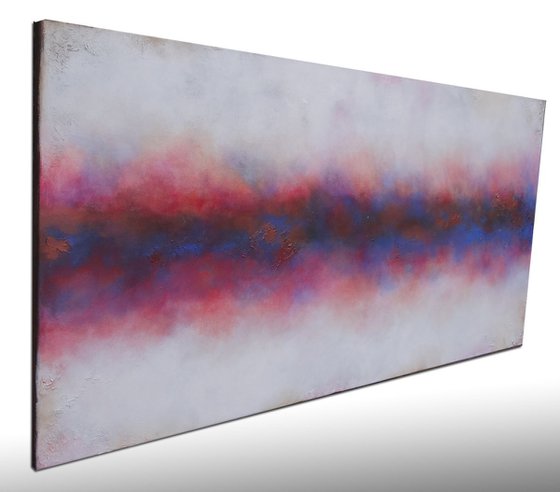 cobalt in copper sky  (140 x 70 cm)