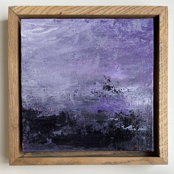 Purple Evening - Small Abstract