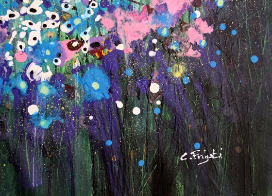 Bohemian - Original abstract floral landscape