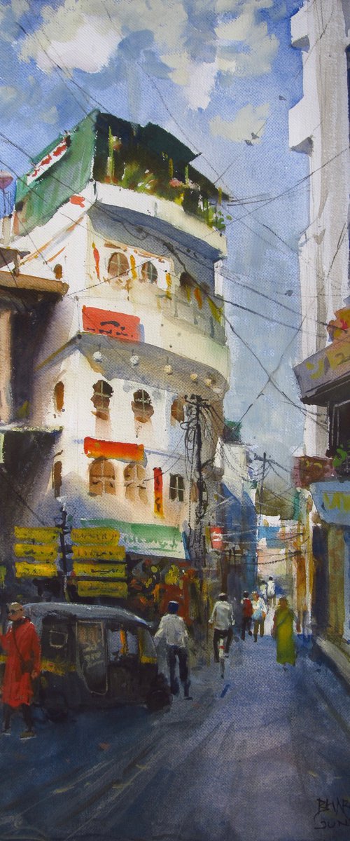 Lane of Udaipur by Bhargavkumar Kulkarni