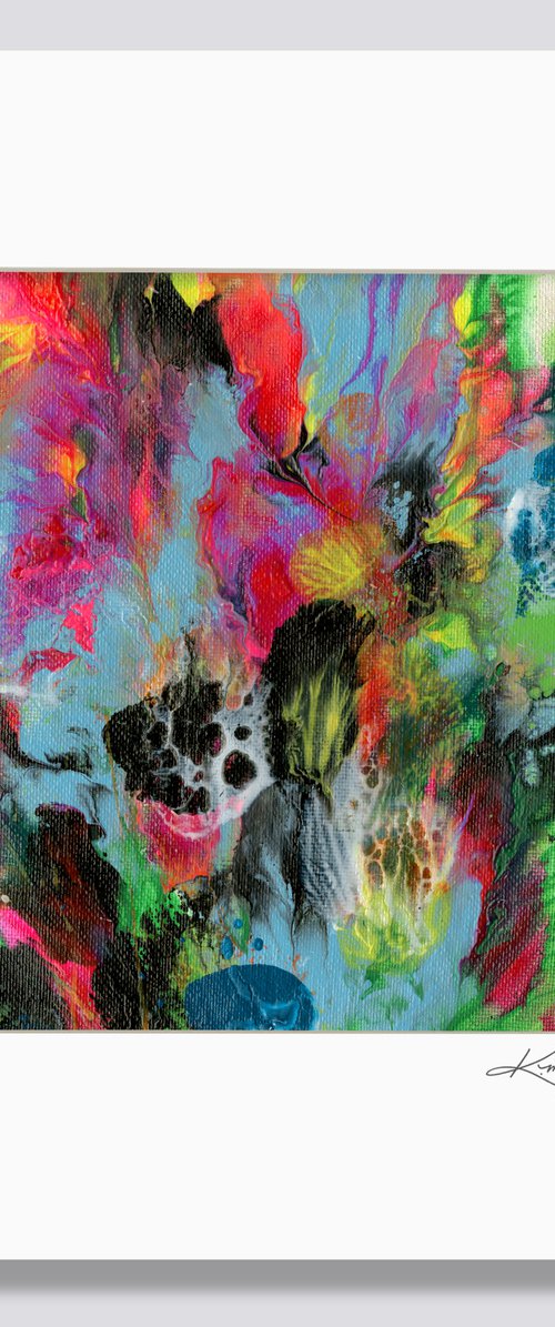 Flowering Euphoria 6 - Floral Abstract Painting by Kathy Morton Stanion by Kathy Morton Stanion