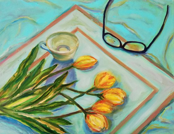 Tulips and Glasses