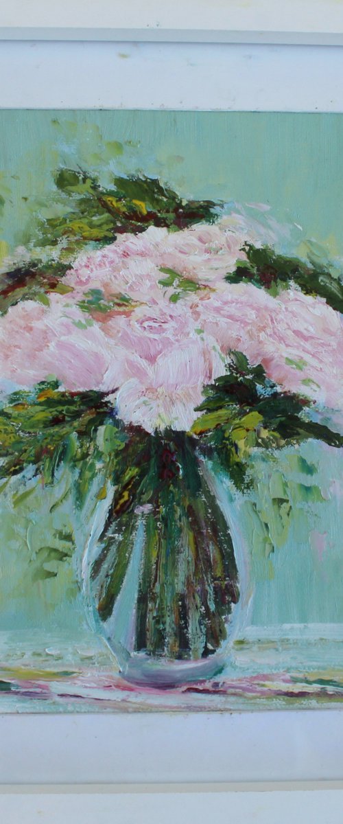 The Pink Flowers by Therese O'Keeffe