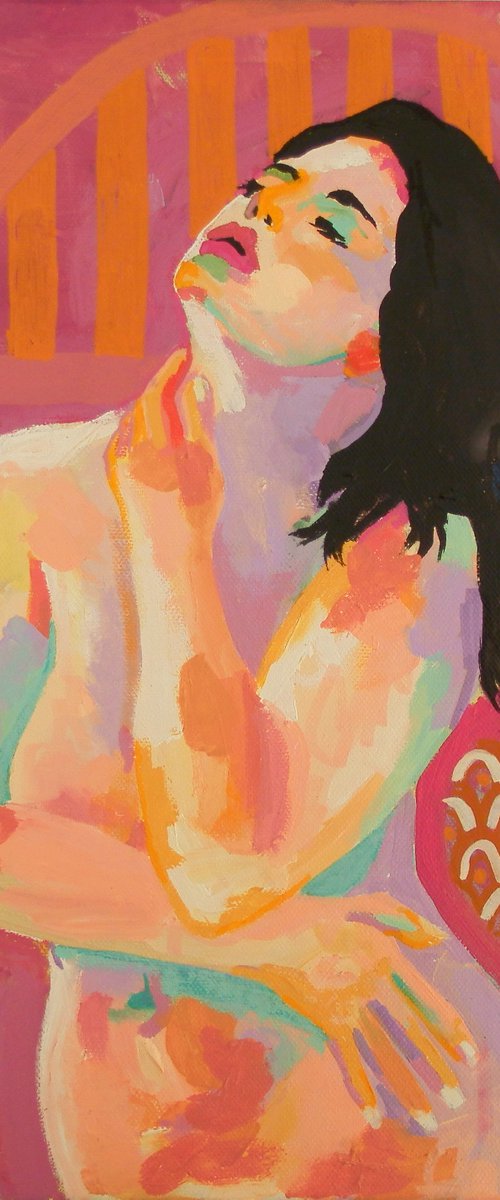 Female Nude Figure Study by Andrew Orton