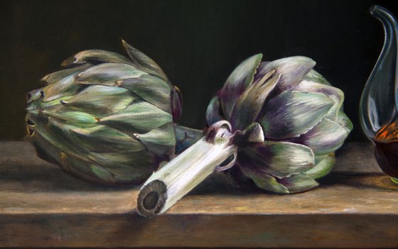 Artichoke and vinagre