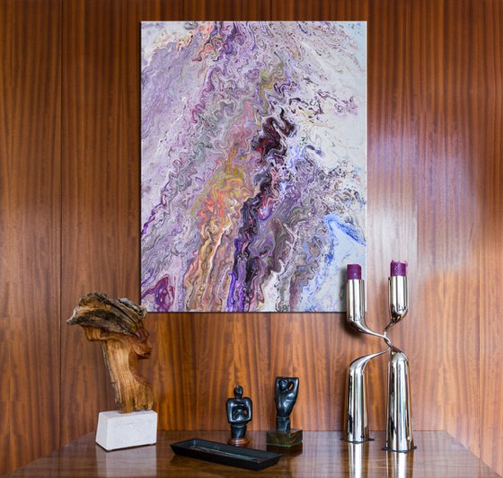Purple Dream - Modern Abstract art Gift Idea