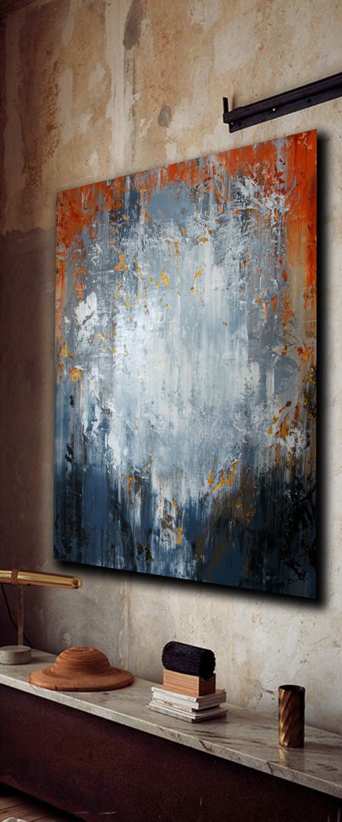 120x100cm. / Abstract painting / Abstract 126 by Alex Senchenko