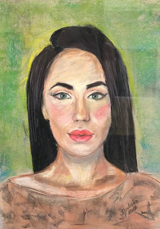 Self portrait Pastels