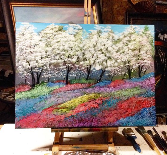 Dogwoods and  Wildflowers!- (Reduced Price)