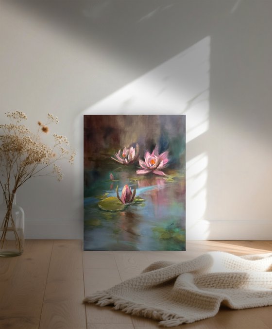 Waterlilies. In your secret garden.