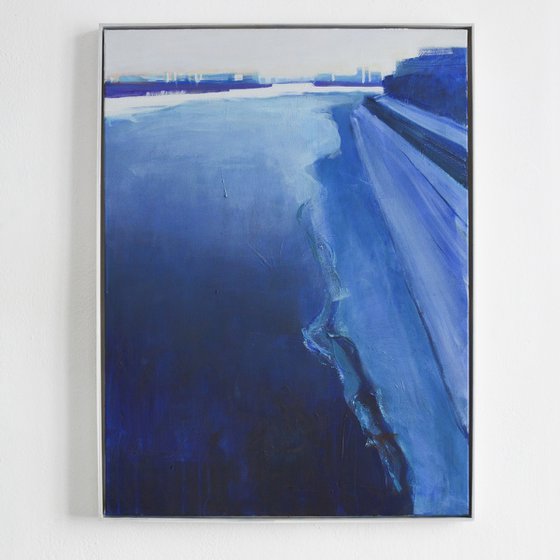 View of the Dnipro. Sunny day