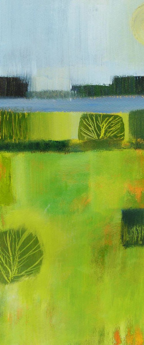 Surrey Fields II by Jan Rippingham