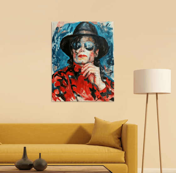 Portrait of Michael Jackson