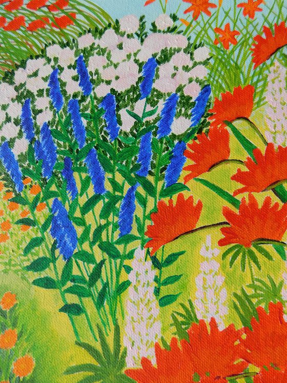 Cheerful Summer Garden