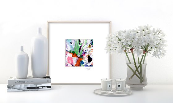 Blooming Magic 198 - Abstract Floral Painting by Kathy Morton Stanion