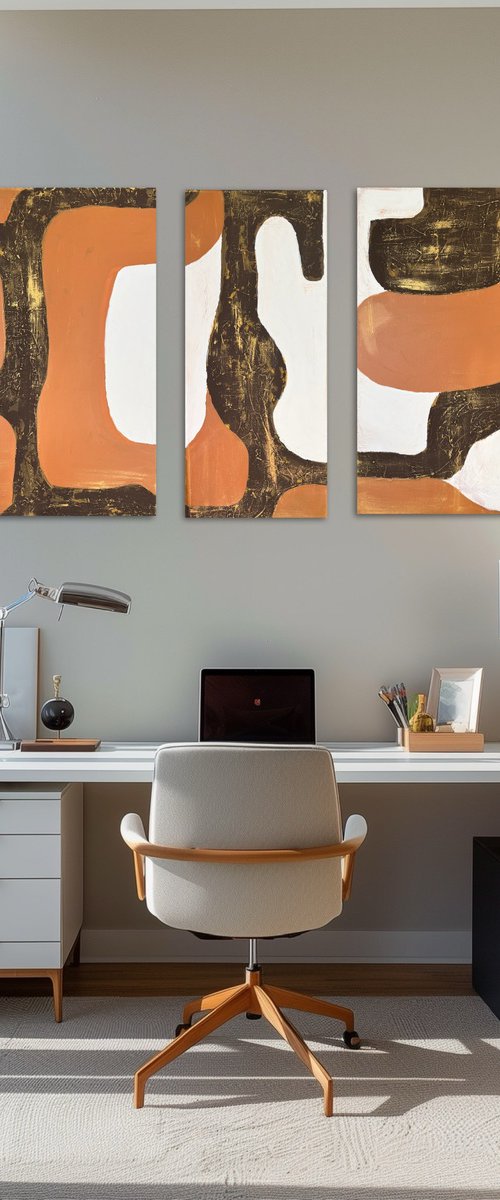 Hand-painted Tierra by Exclusive Arts