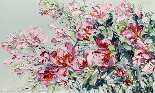 Pink magnolia No 5 by Liliana Gigovic