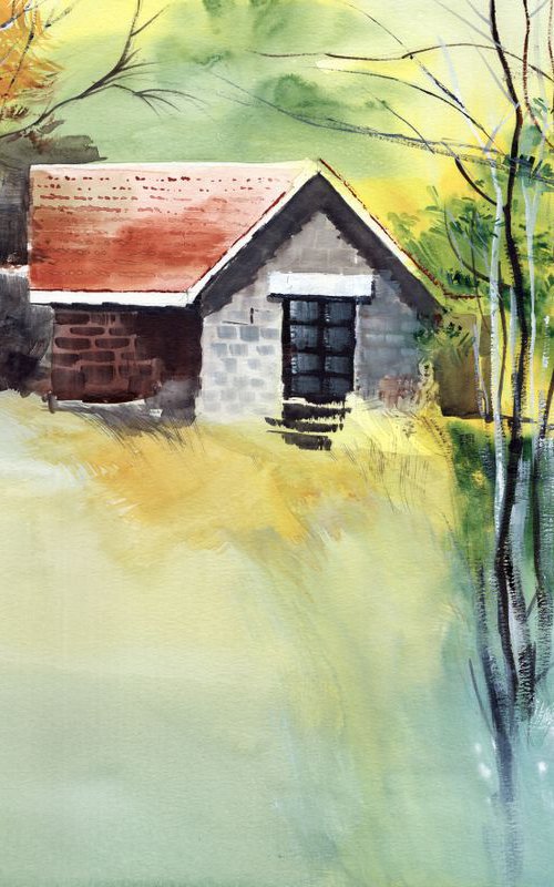 House In Farm by Anil Nene