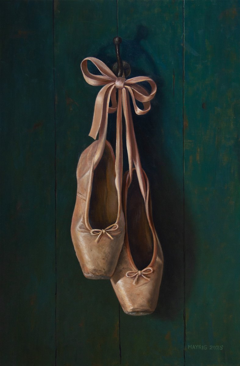 Photorealistic Still Life Oil Painting By Mayrig Simonjan, 16 X 24", Lost Dreams, Original Artwork