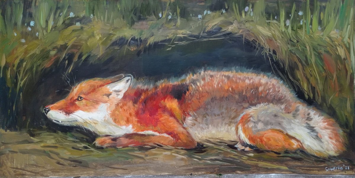 The fox hole by Elena Utkina