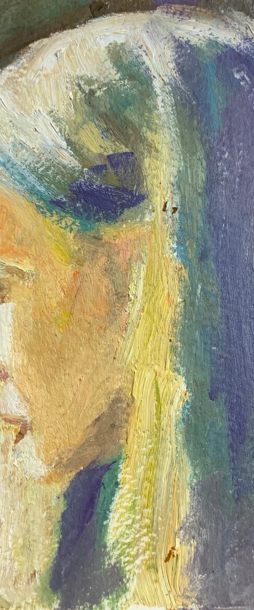 Small Portrait Of A Woman S... by Ryan  Louder